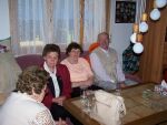 Tante Betty, Tante Rosmarie, meine Mutter und Onkel Alfred